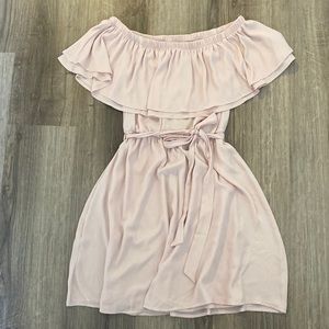 Off the shoulder dress